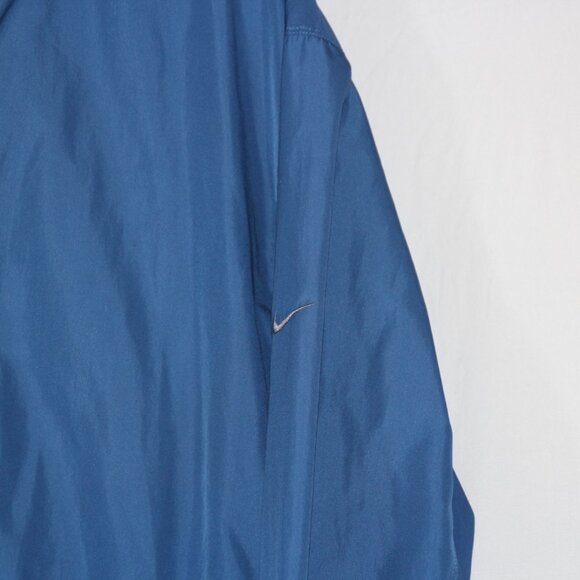 Nike Men's Windbreaker Jacket Clima-Fit Full Zip Size L Blue Reflector - Picture 4 of 8